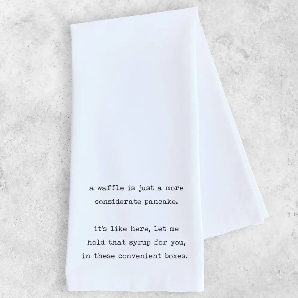 A Waffle Tea Towel
