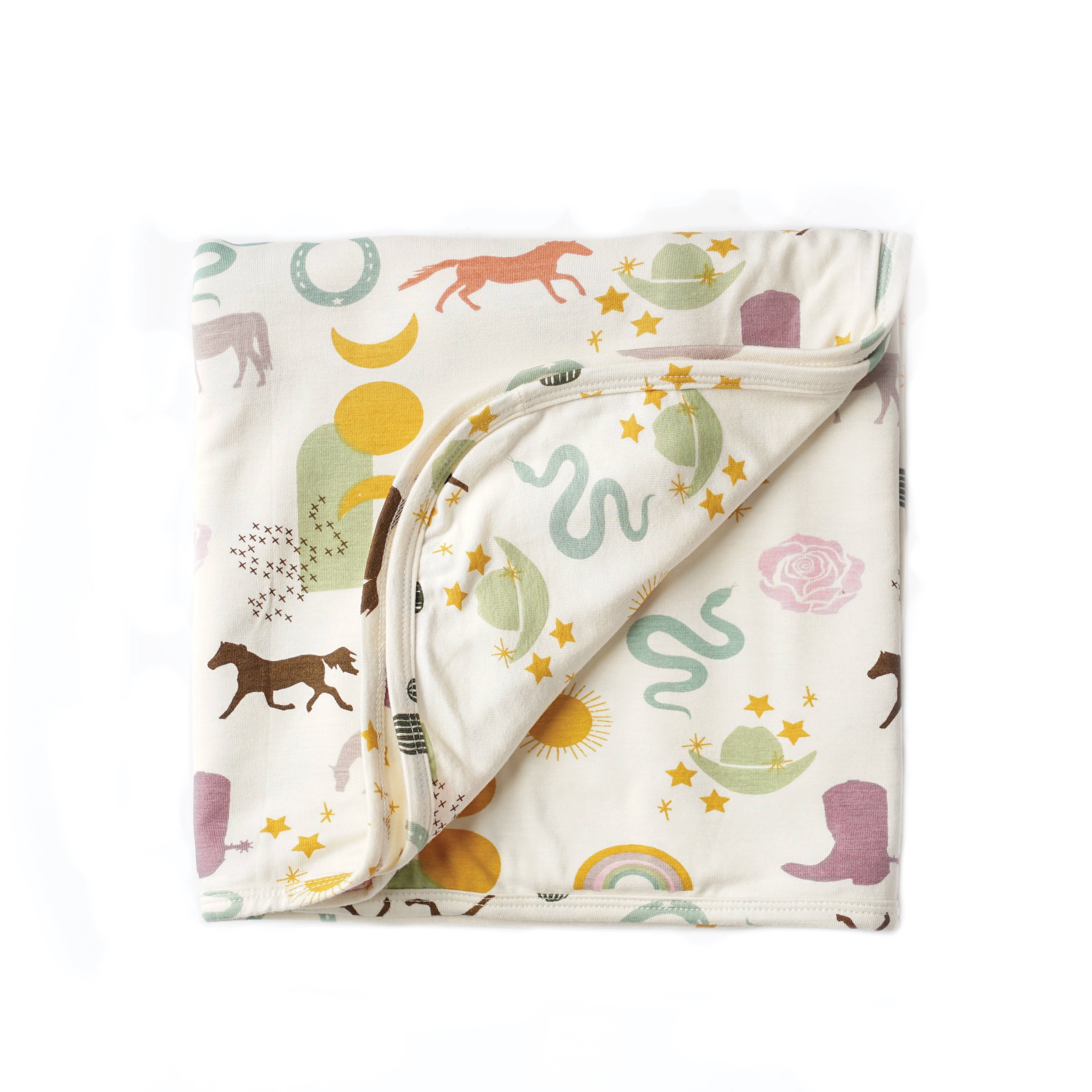 Western Bamboo Baby Blanket