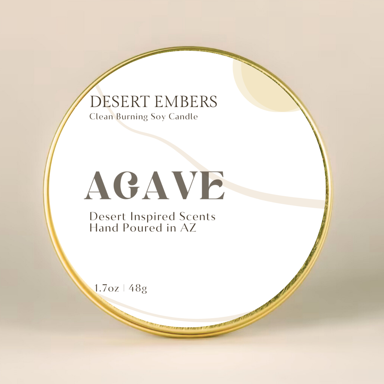 Agave Travel-Friendly Candle