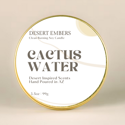 Cactus Water Travel-Friendly Candle