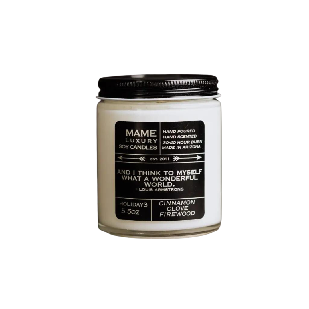 Cinnamon + Firewood Candle