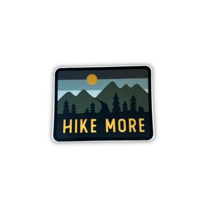 Hike More Sticker