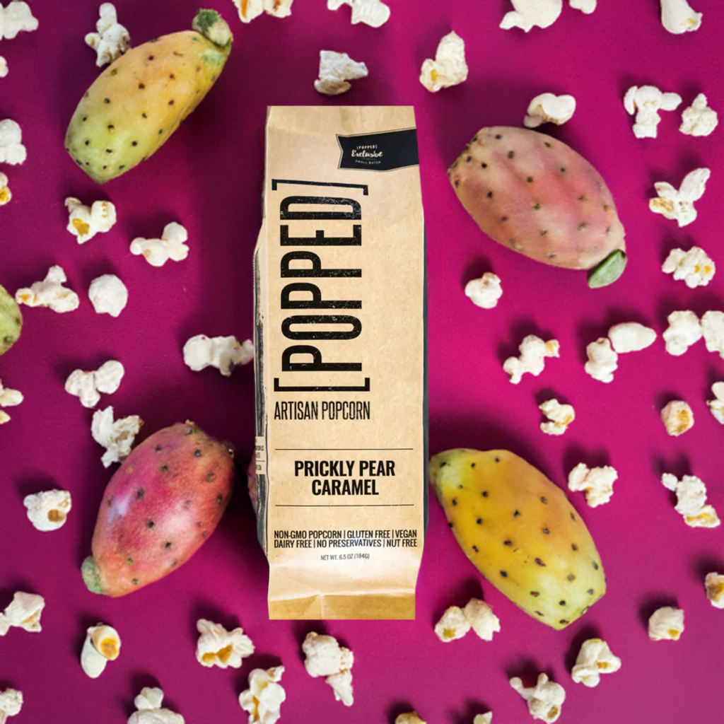 Prickly Pear Caramel Popcorn