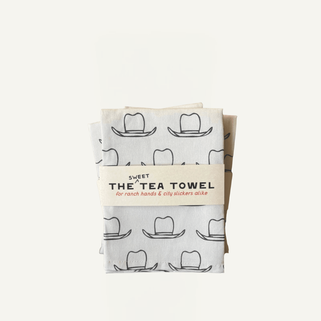 Cowboy Tea Towel - Birdytell