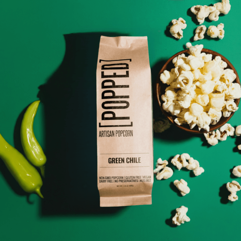 Green Chile Popcorn - Birdytell