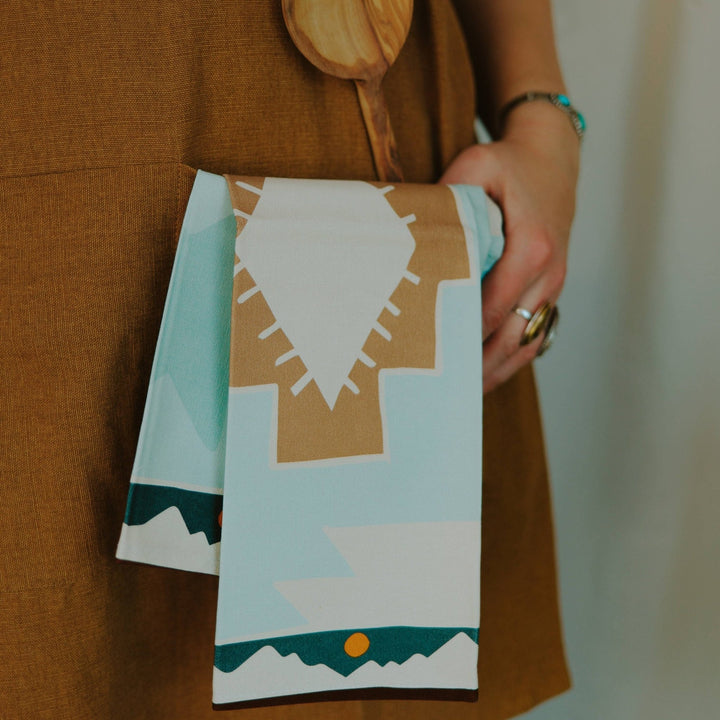 Western Tea Towel - Birdytell