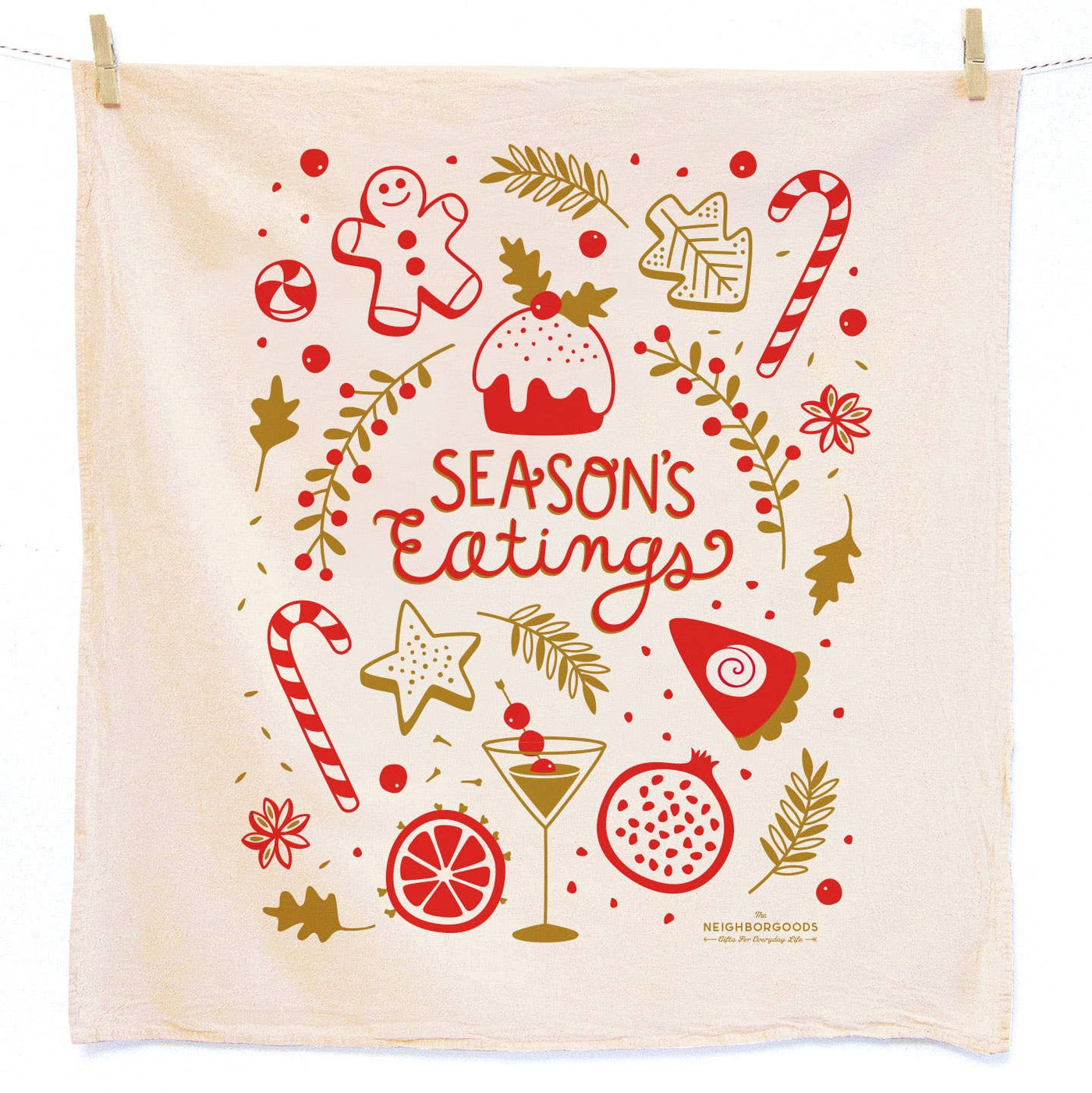 Seasons Eatings Tea Towel